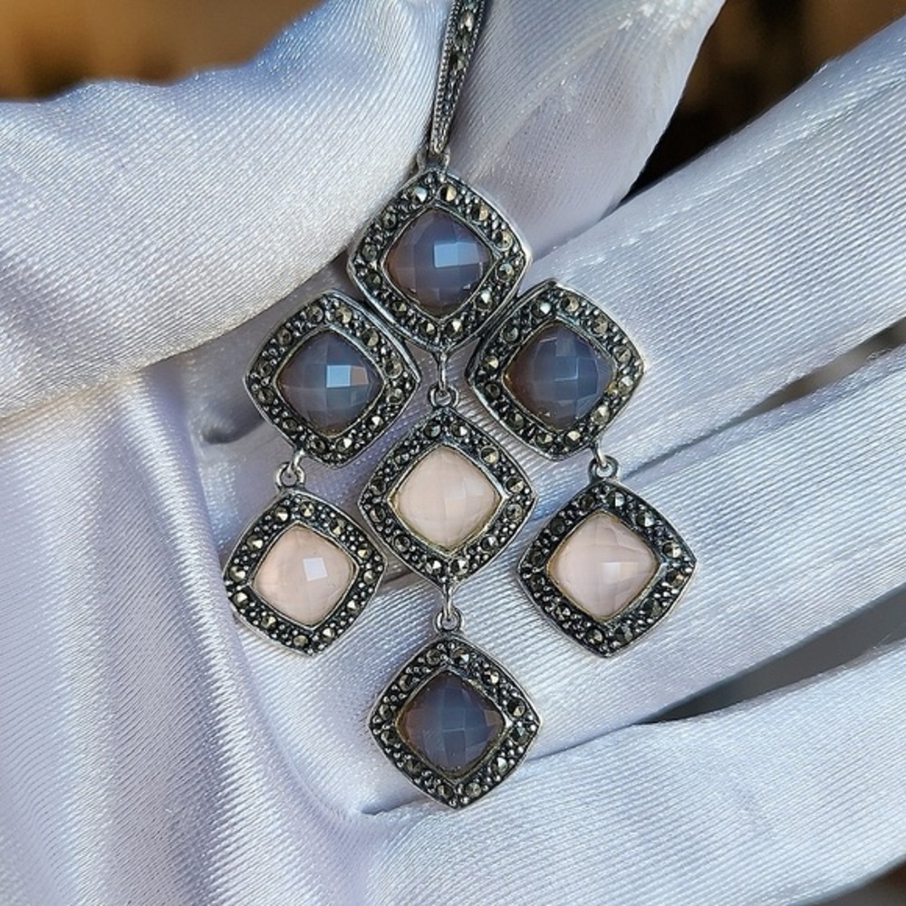 Judith Jack Lavender & Pink
Marcasite 925 Earrings